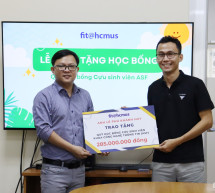 Buổi lễ trao tặng học bổng của Cựu sinh viên Lê Phú Khánh Huy dành cho Quỹ học bổng ASF